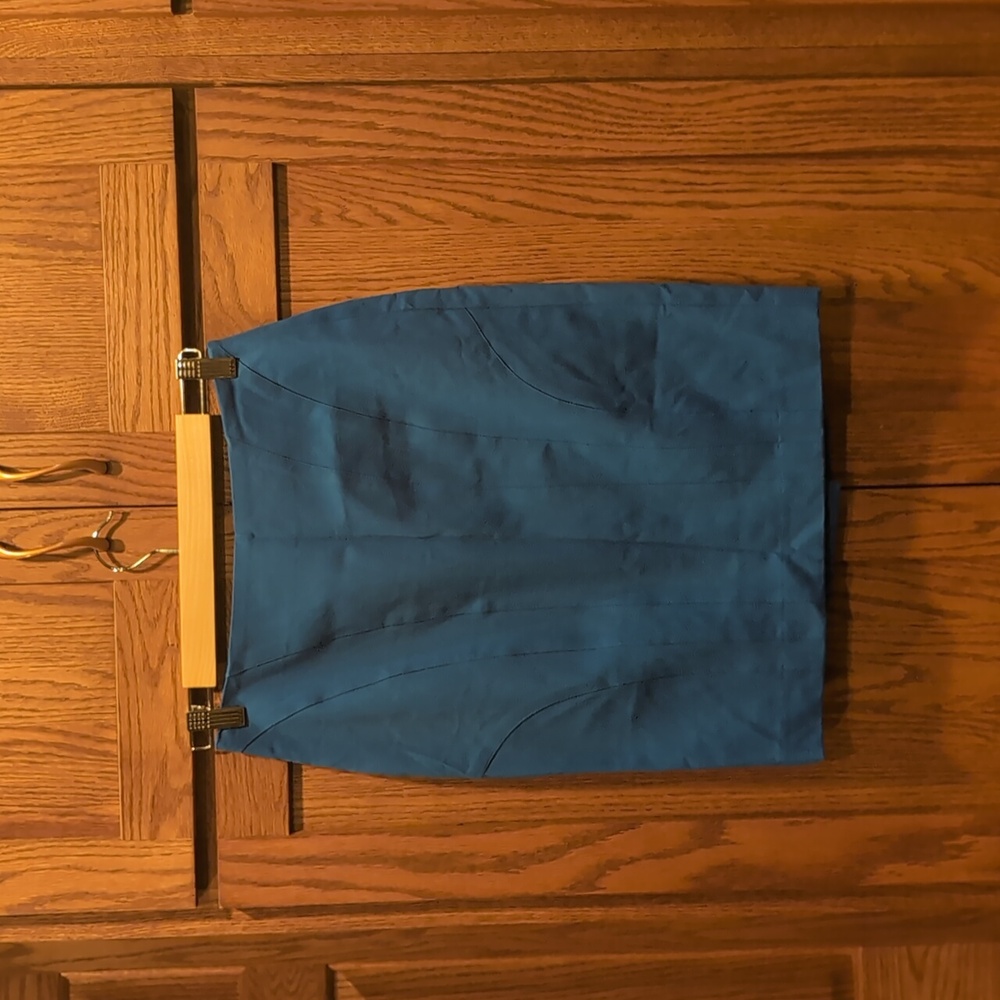 Royal blue pencil skirt